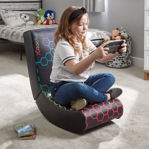 Video Rocker Folding Gaming Chair - Neo Hex