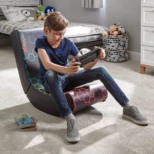 Video Rocker Folding Gaming Chair - Neo Hex