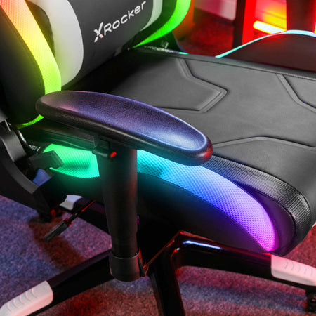 Agility eSport RGB Gaming Chair + Lumio XL RGB Gaming Desk Bundle with Neo Motion Sync™