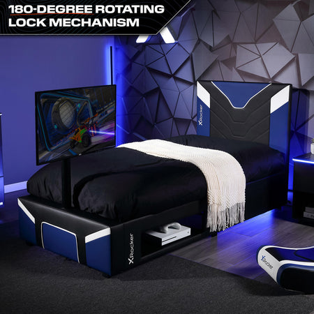 Cerberus Twist TV Gaming Bed - Blue