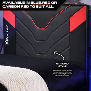 Cerberus Twist TV Gaming Bed - Carbon Red