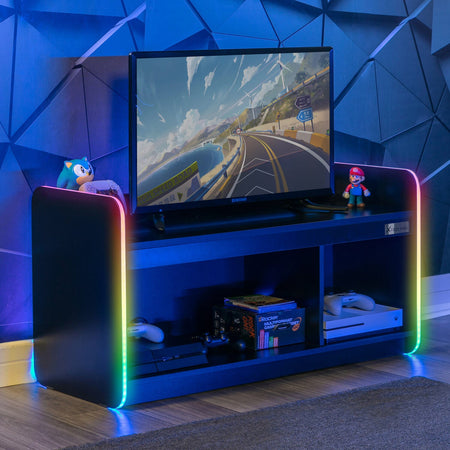 Electra TV Media Unit with Neo Motion SYNC™ App Controlled LED Lights - Black