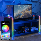 Electra TV Media Unit with Neo Motion SYNC™ App Controlled LED Lights - Black