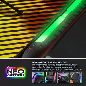 Jaguar Gaming Desk with Sound Reactive LED Lights