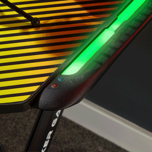 Jaguar Gaming Desk with Sound Reactive LED Lights