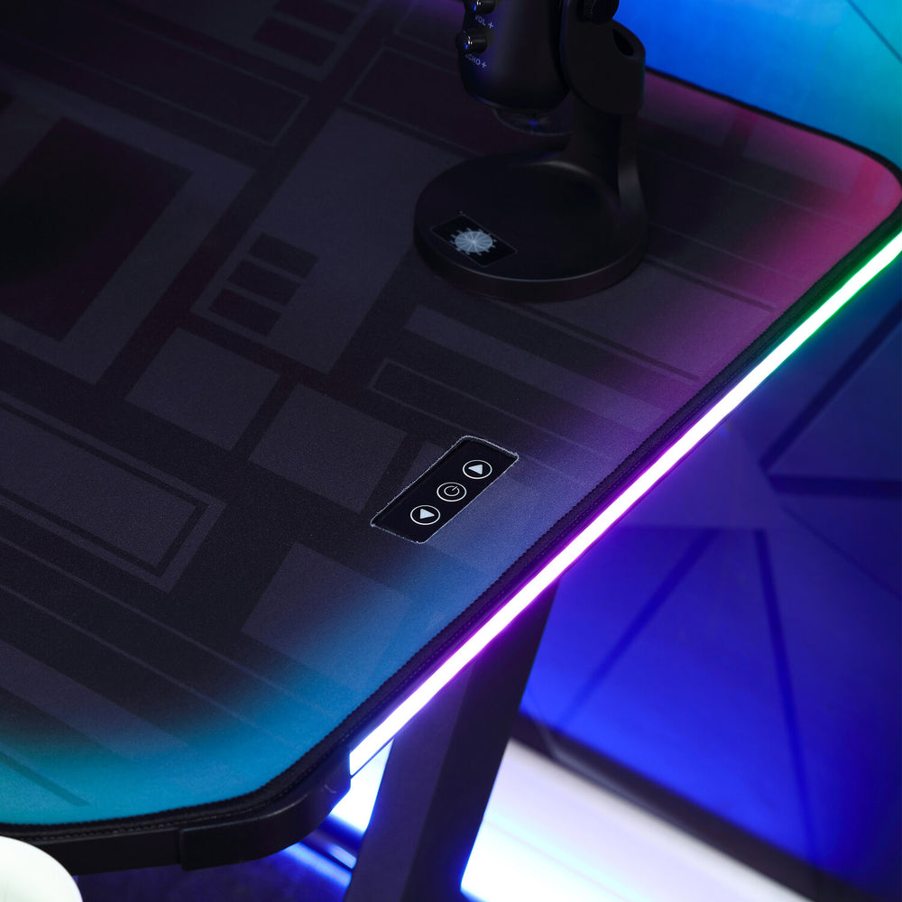 Agility Compact RGB Gaming Chair + Lumio Compact RGB Gaming Desk Bundle with Neo Motion Sync™