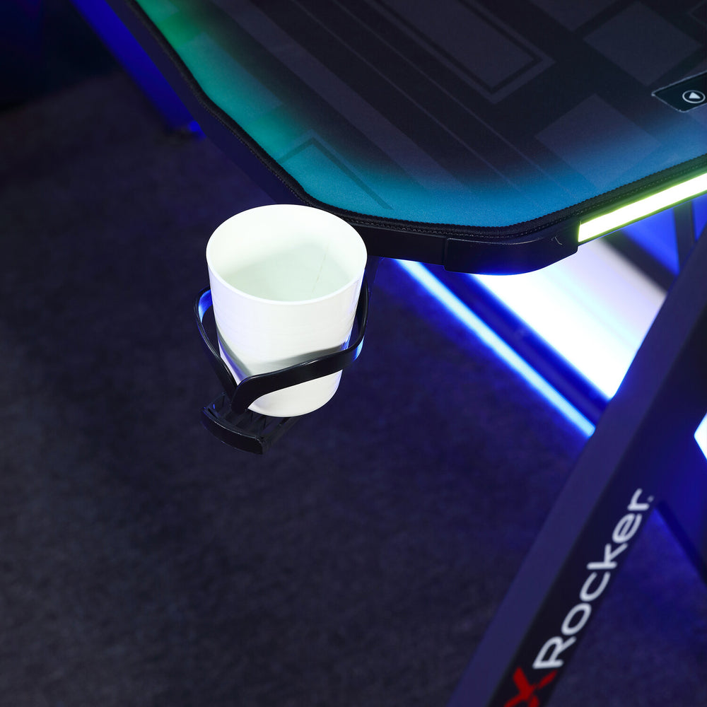 Agility Compact RGB Gaming Chair + Lumio Compact RGB Gaming Desk Bundle with Neo Motion Sync™