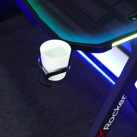 Agility Compact RGB Gaming Chair + Lumio Compact RGB Gaming Desk Bundle with Neo Motion Sync™